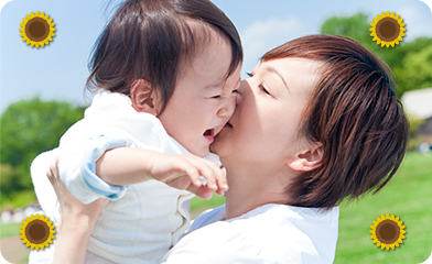 虫歯はお母さんやお父さんから感染します